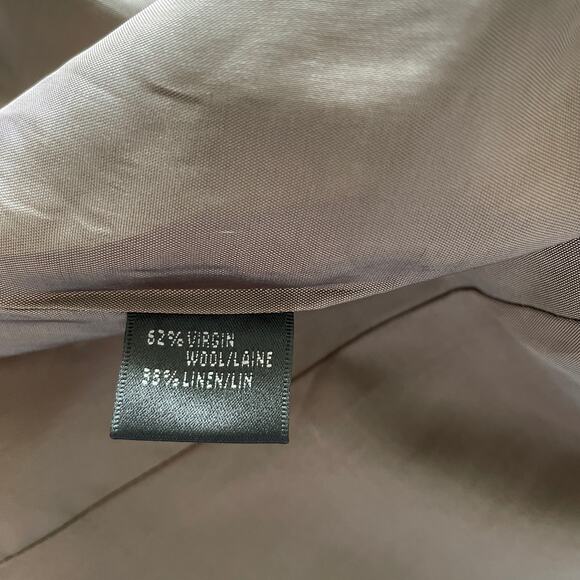 LAFAYETTE 148 New York Blazer Wool Silk 3/4 Sleeve Career Jacket Womens Size 14 - Picture 5 of 8